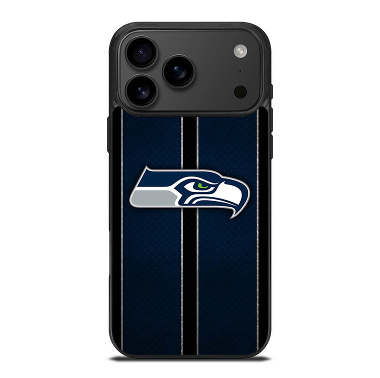 SEATTLE SEAHAWKS NFL METAL STRIPE iPhone 17 Pro Max Case Cover