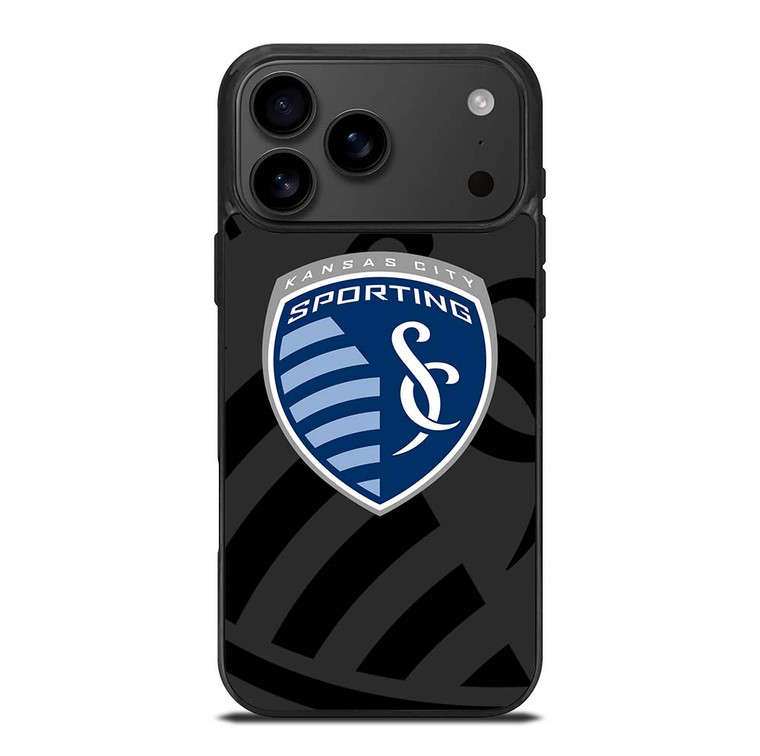 SPORTING KANSAS CITY MLS BLACK iPhone 17 Pro Max Case Cover