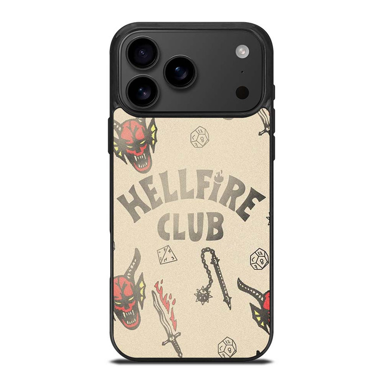 STRANGER THINGS 4 HELLFIRE CLUB iPhone 17 Pro Max Case Cover
