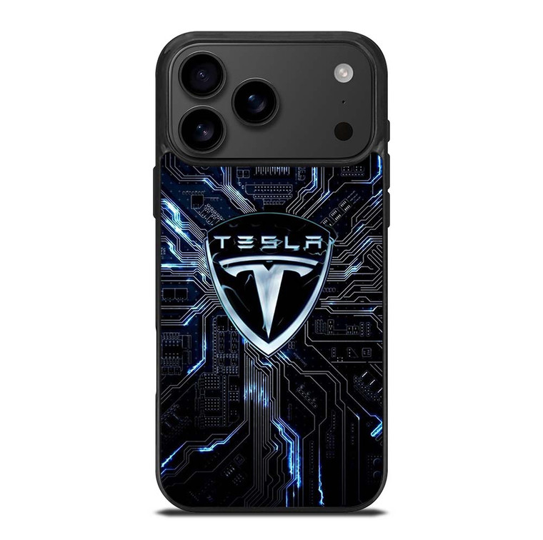TESLA ELECTRIC CAR LOGO iPhone 17 Pro Max Case Cover