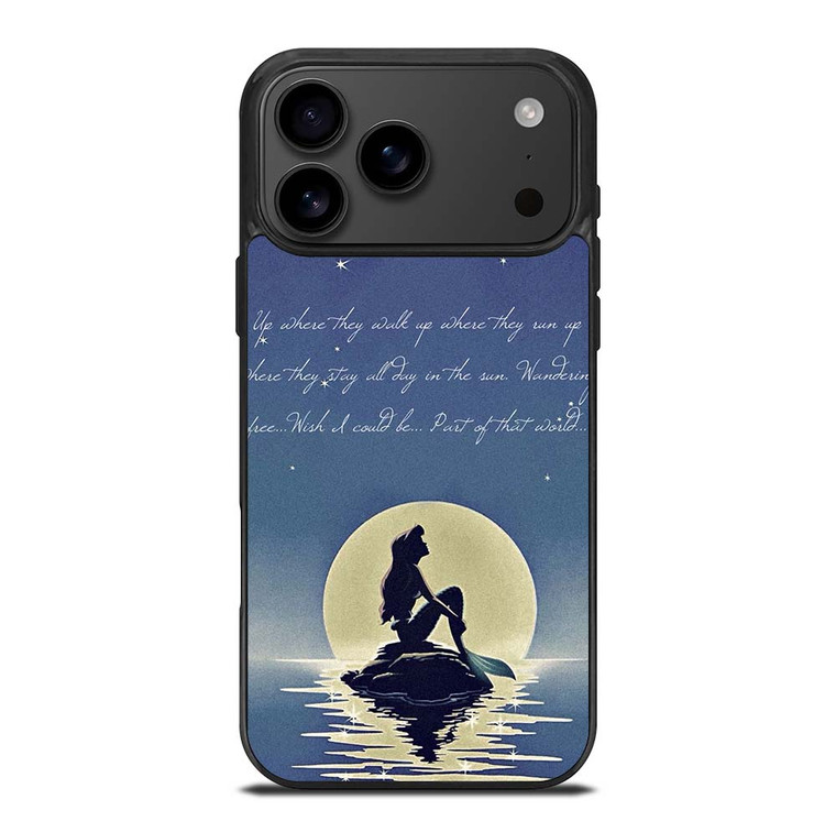 THE LITTLE MERMAID QUOTES iPhone 17 Pro Max Case Cover
