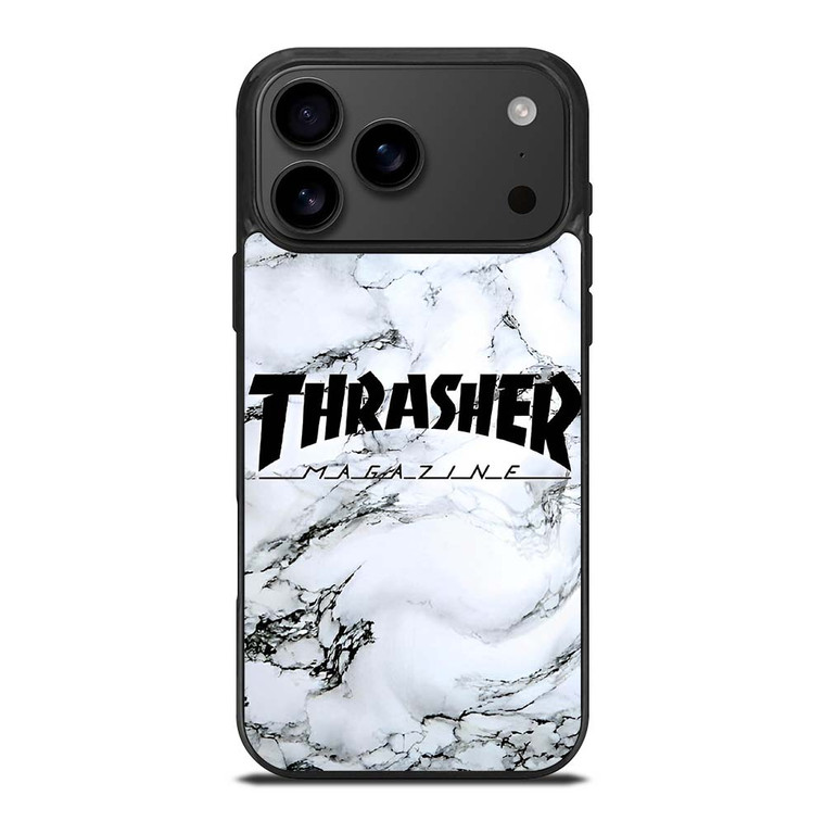 THRASHER SKATEBOARD MARBLE iPhone 17 Pro Max Case Cover