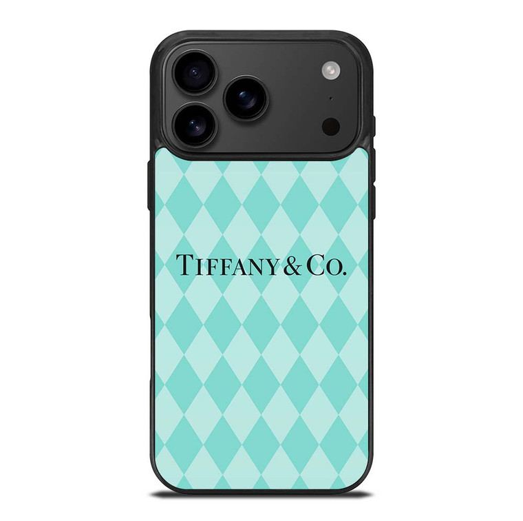 TIFFANY AND CO DIAMOND PATTERN iPhone 17 Pro Max Case Cover