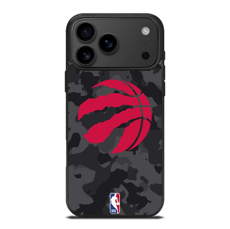 TORONTO RAPTORS BLACK CAMO iPhone 17 Pro Max Case Cover