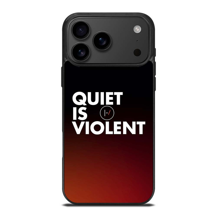 TWENTY ONE PILOTS QUIET IS VIOLENT iPhone 17 Pro Max Case Cover