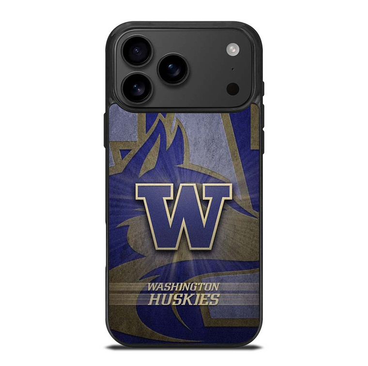 WASHINGTON HUSKIES FOOTBALL LOGO iPhone 17 Pro Max Case Cover