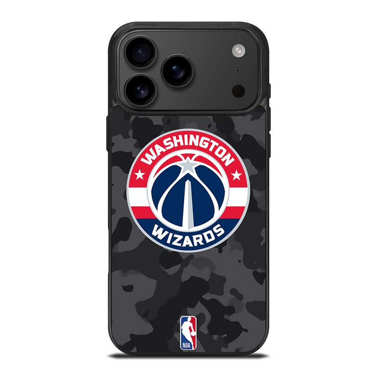 WASHINGTON WIZARDS BLACK CAMO iPhone 17 Pro Max Case Cover