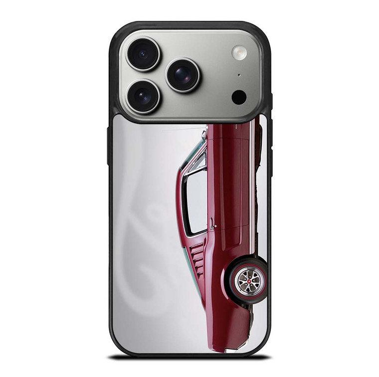1965 FORD MUSTANG RED CAR iPhone 17 Pro Case Cover