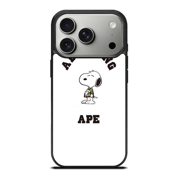 A BATHING APE BAPE SNOOPY iPhone 17 Pro Case Cover