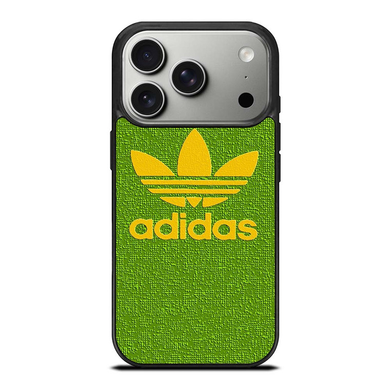 ADIDAS LOGO YELLOW GREEN iPhone 17 Pro Case Cover