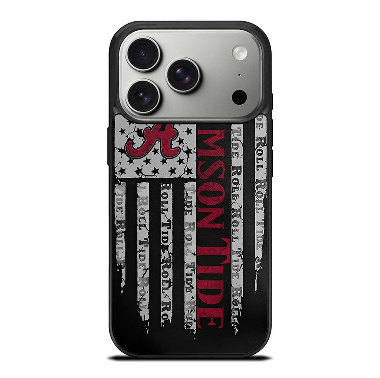 ALABAMA CRIMSON TIDE FLAG MLS iPhone 17 Pro Case Cover