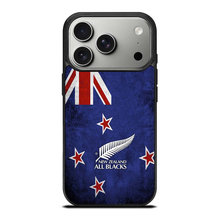 ALL BLACKS NEW ZEALAND FLAG iPhone 17 Pro Case Cover