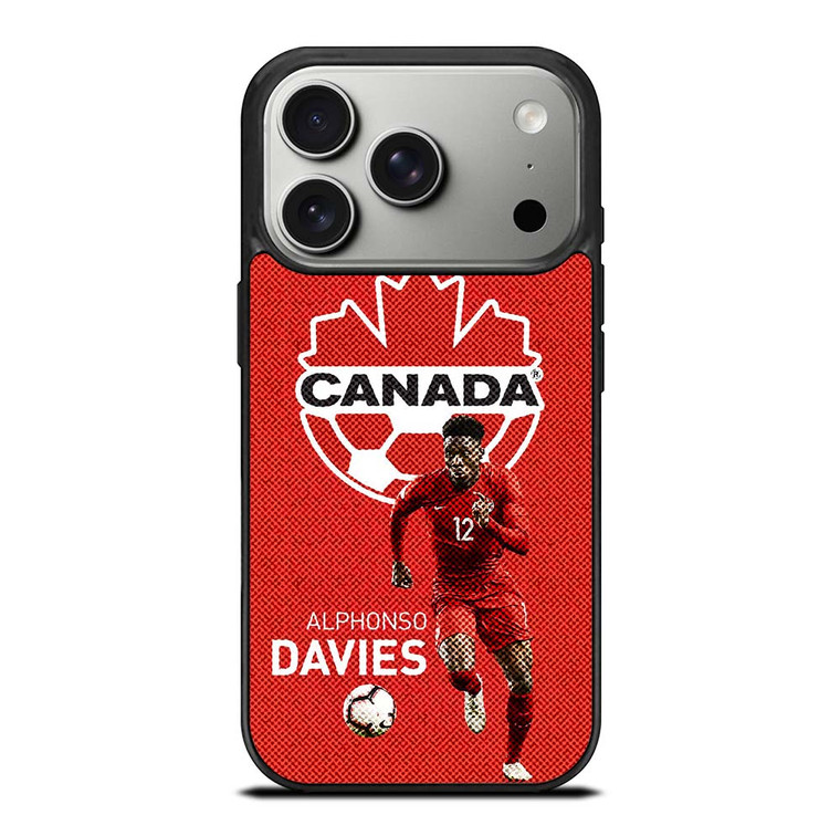 ALPHONSO DAVIES CANADA MENS SOCCER NATIONAL TEAM iPhone 17 Pro Case Cover