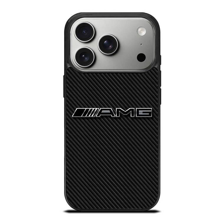 AMG MERCEDES BENZ LOGO CARBON iPhone 17 Pro Case Cover