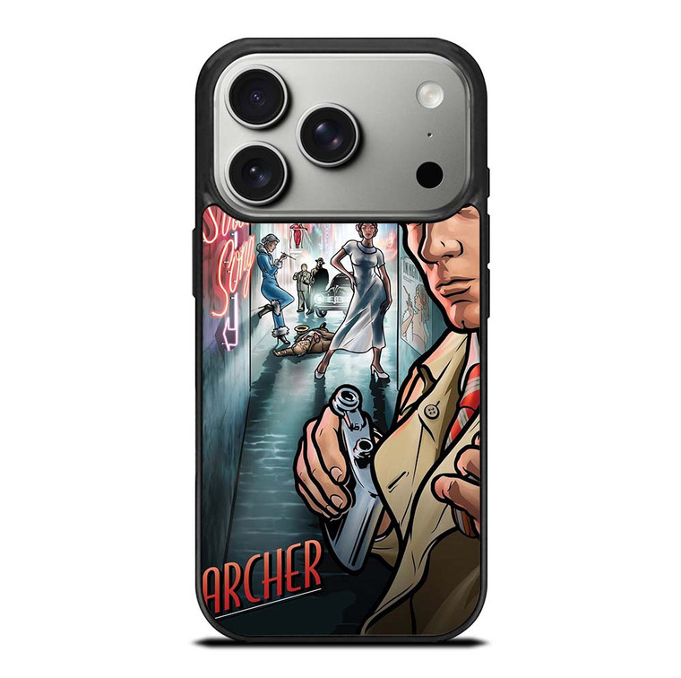 ARCHER CARTOON MOVIE POSTER iPhone 17 Pro Case Cover