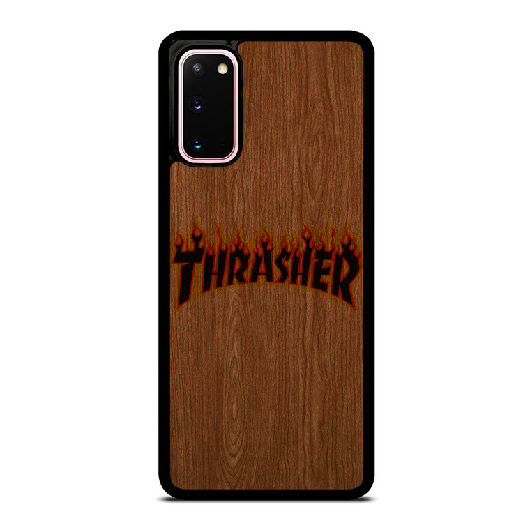 THRASHER SKATEBOARD WOODEN LOGO Samsung Galaxy S20 Case Cover