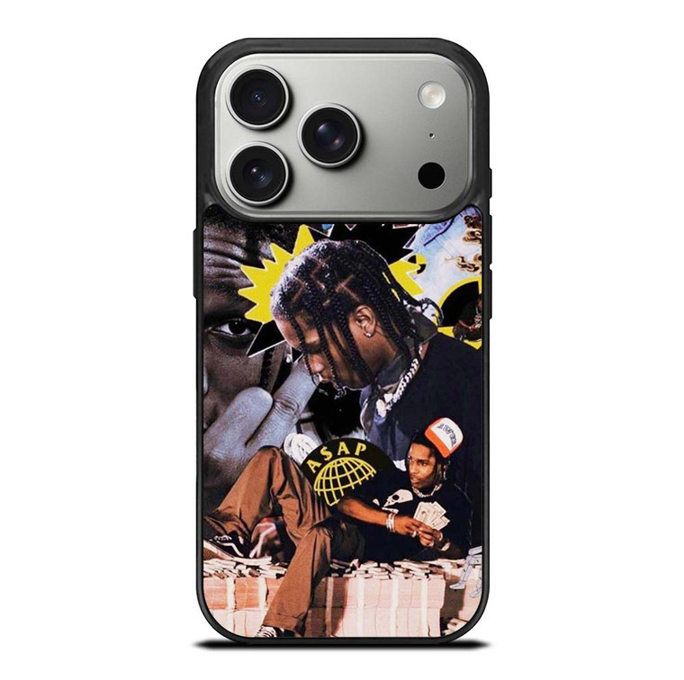 ASAP ROCKY RAPPER COLLAGE iPhone 17 Pro Case Cover