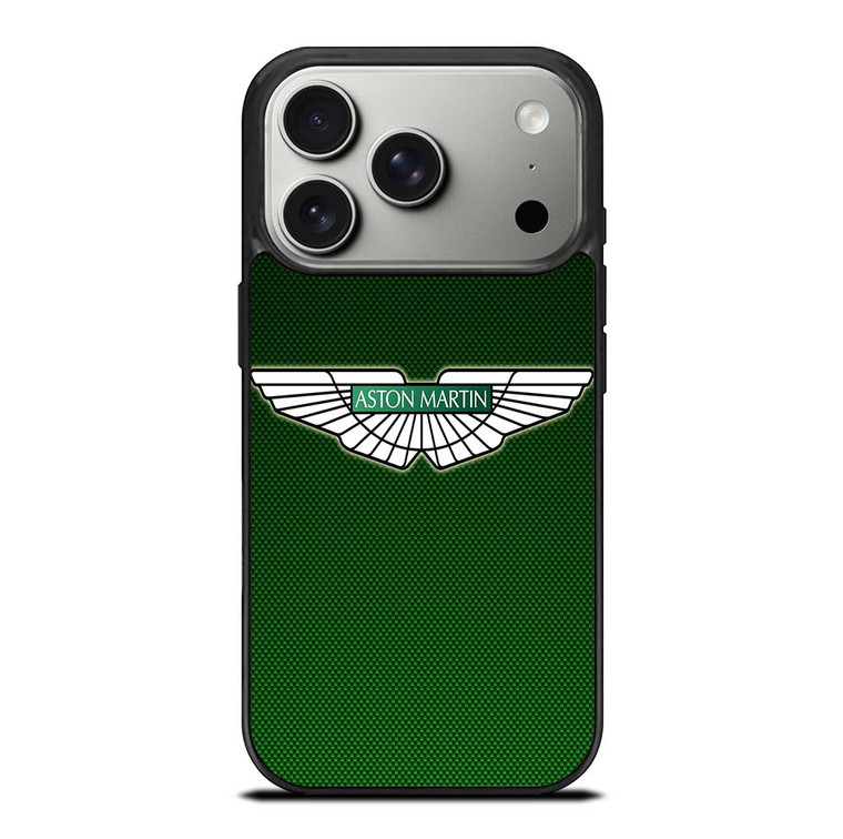 ASTON MARTIN GREEN CARBON iPhone 17 Pro Case Cover