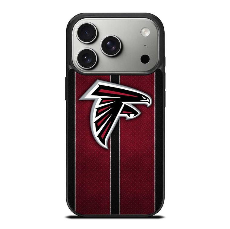 ATLANTA FALCONS NFL METAL STRIPE iPhone 17 Pro Case Cover