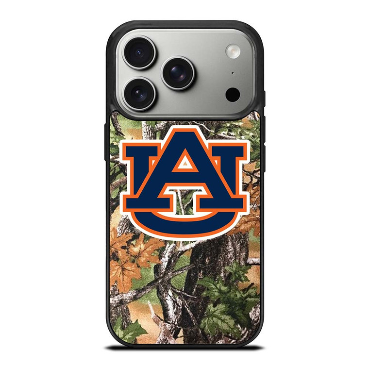 AUBURN TIGERS CAMO LEAF iPhone 17 Pro Case Cover