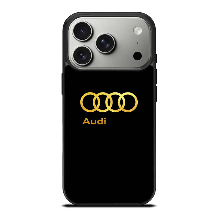 AUDI CAR GOLD LOGO iPhone 17 Pro Case Cover