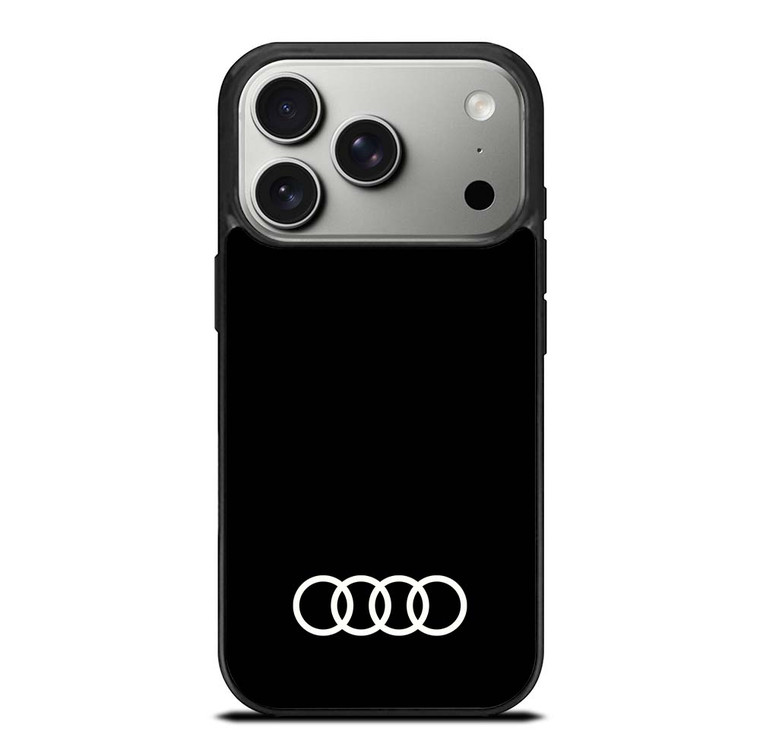 AUDI CAR LOGO BLACK iPhone 17 Pro Case Cover
