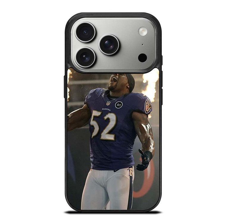 BALTIMORE RAVENS RAY LEWIS NFL iPhone 17 Pro Case Cover