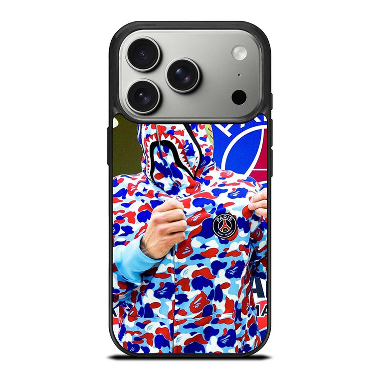 BAPE CAMO PARIS SAINT GERMAIN iPhone 17 Pro Case Cover