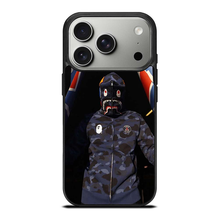 BAPE CAMO SHARK PARIS SAINT GERMAIN iPhone 17 Pro Case Cover