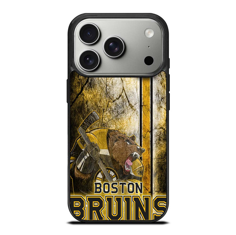 BOSTON BRUINS HOCKEY TEAM LOGO iPhone 17 Pro Case Cover