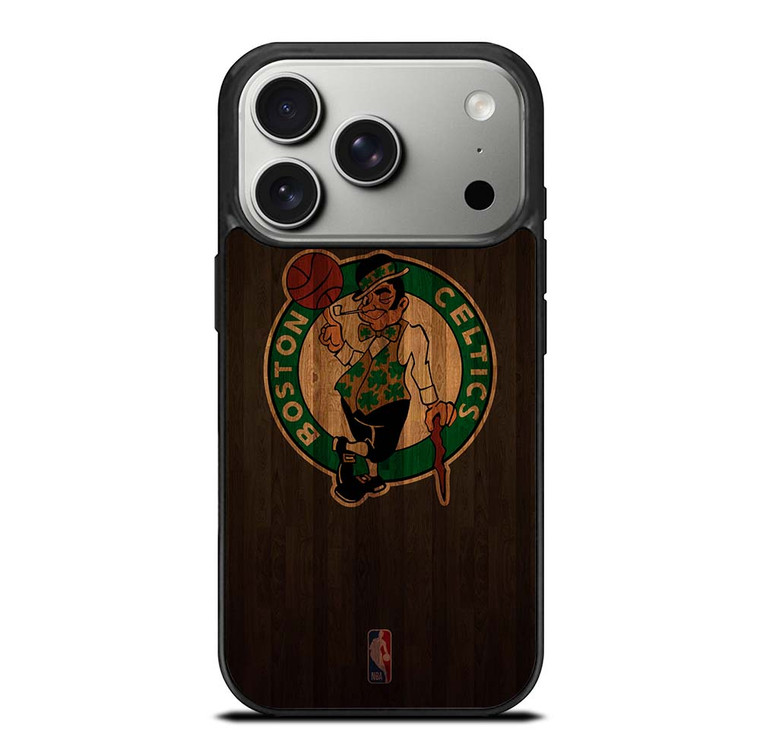BOSTON CELTICS BASKETBALL COURT NBA iPhone 17 Pro Case Cover