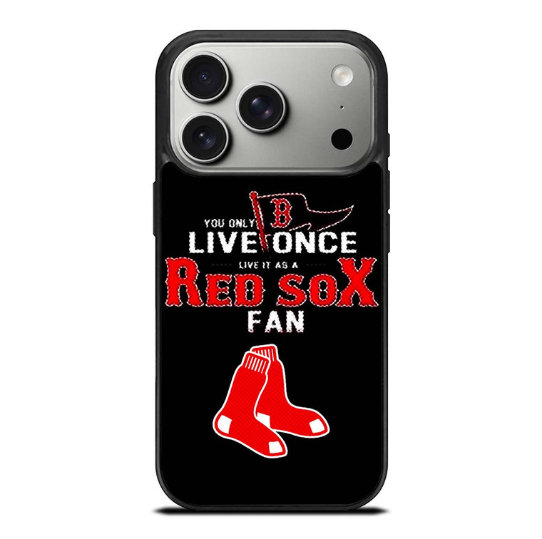 BOSTON RED SOX MLB BASEBALL FANS iPhone 17 Pro Case Cover