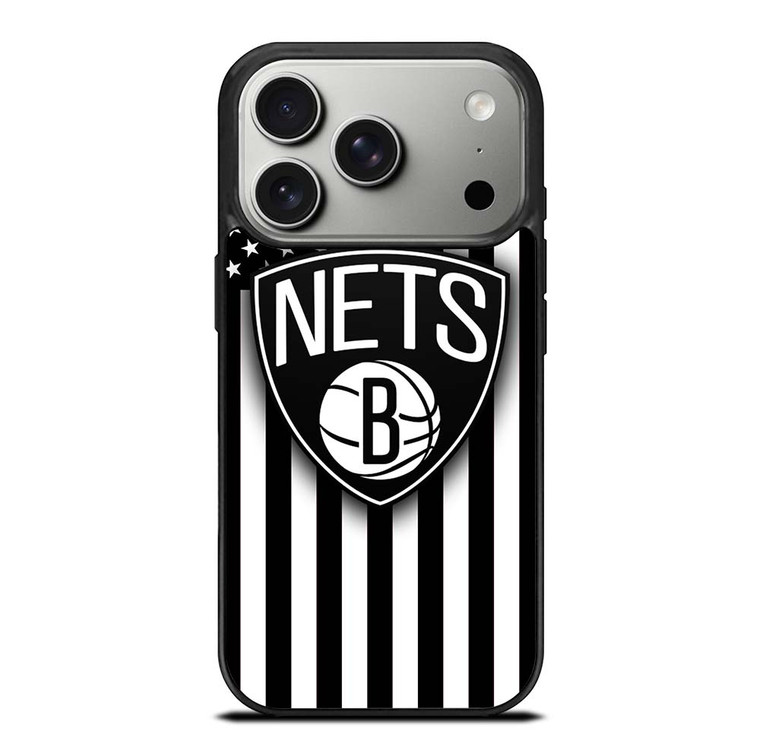 BROOKLYN NETS NBA USA FLAG iPhone 17 Pro Case Cover