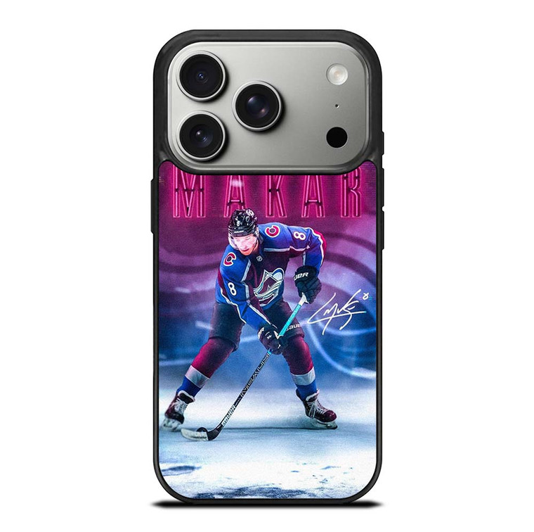 CALE MAKAR COLORADO AVALANCHE NHL iPhone 17 Pro Case Cover
