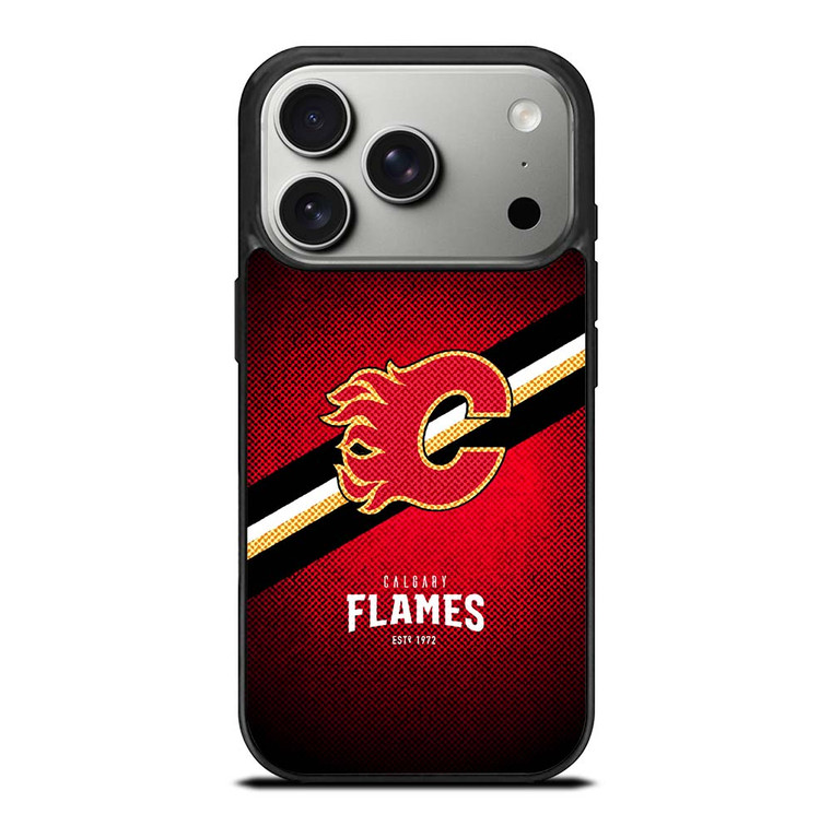 CALGARY FLAMES NHL HOCKEY iPhone 17 Pro Case Cover