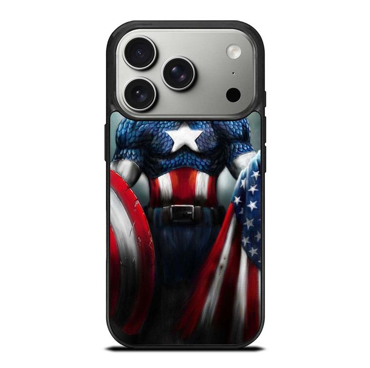 CAPTAIN AMERICA MARVEL ART iPhone 17 Pro Case Cover