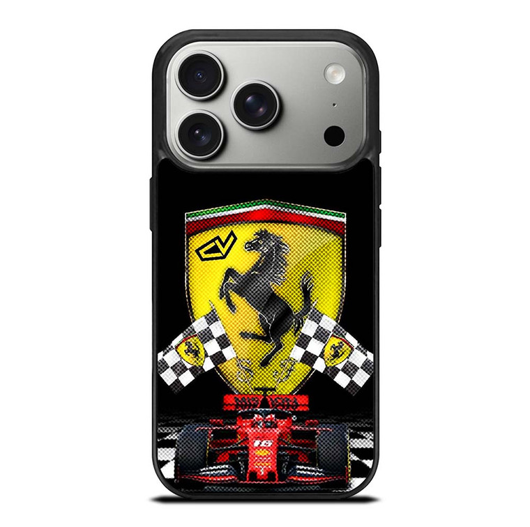 CHARLES LECLERC FERRARI FORMULA ONE F1 RACING 4 iPhone 17 Pro Case Cover