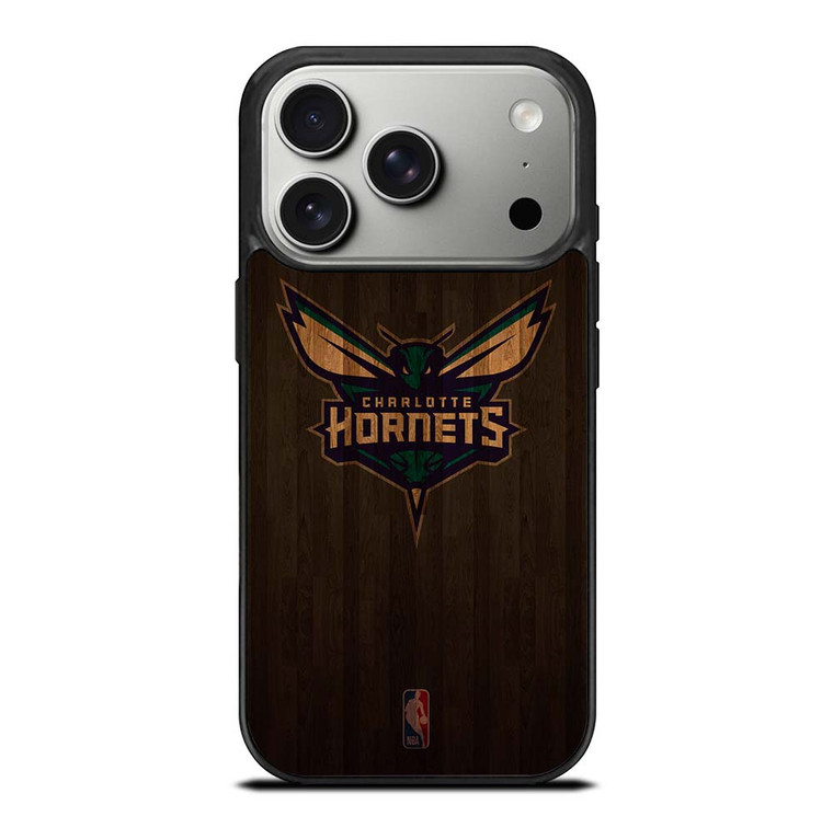 CHARLOTTE HORNETS BASKETBALL COURT NBA iPhone 17 Pro Case Cover
