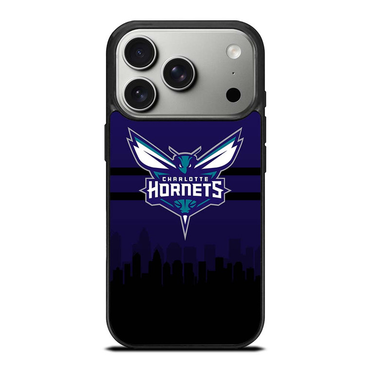 CHARLOTTE HORNETS NBA SKYLINE iPhone 17 Pro Case Cover