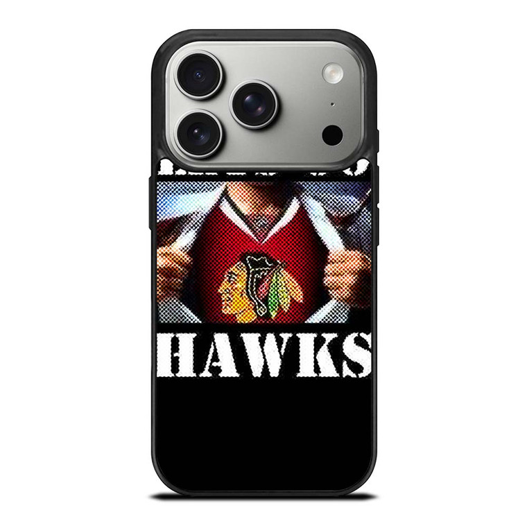 CHICAGO BLACKHAWKS NHL HOCKEY FANS iPhone 17 Pro Case Cover