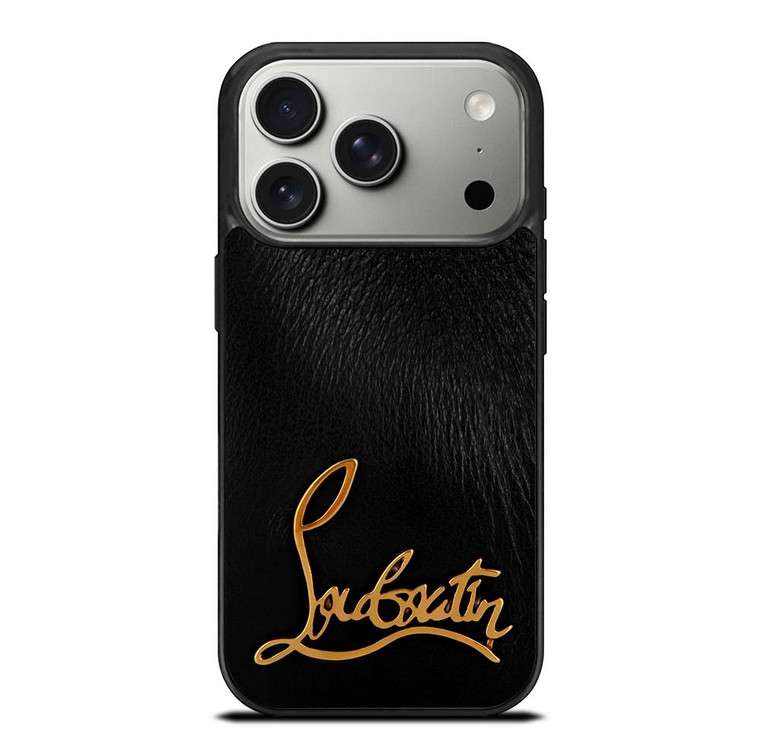 CHRISTAN LOUBOUTIN BLACK iPhone 17 Pro Case Cover