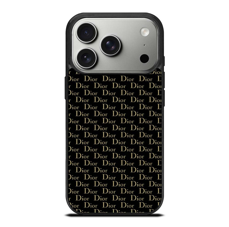 CHRISTIAN DIOR LOGO PATTERN iPhone 17 Pro Case Cover