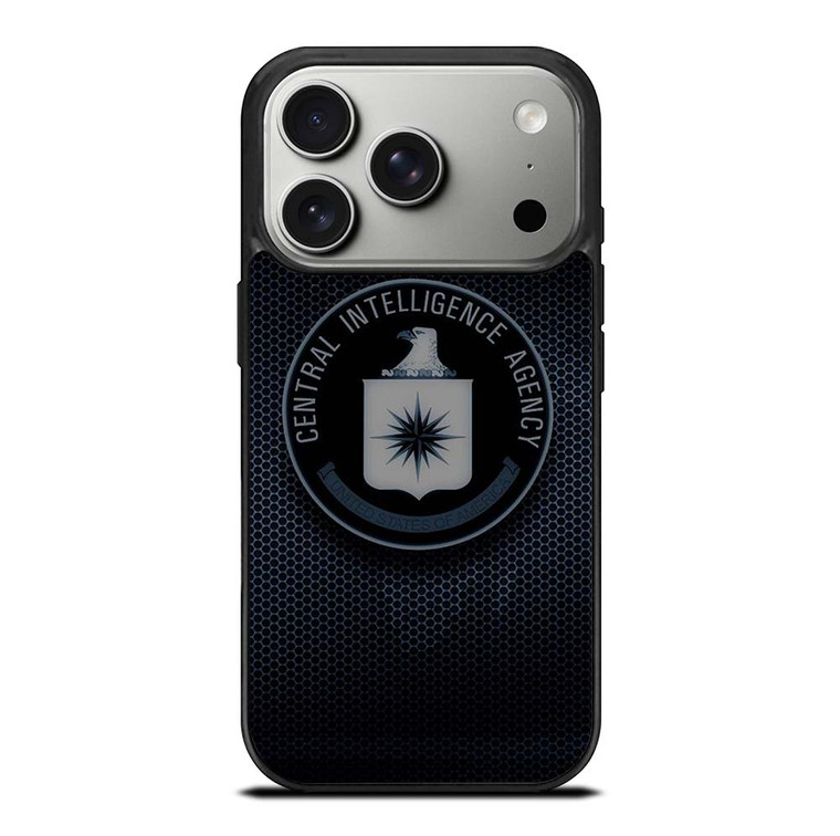 CIA CENTRAL INTELLIGENCE AGENCY METAL LOGO iPhone 17 Pro Case Cover