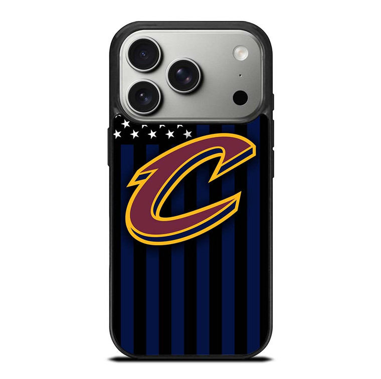 CLEVELAND CAVALIERS NBA USA FLAG iPhone 17 Pro Case Cover