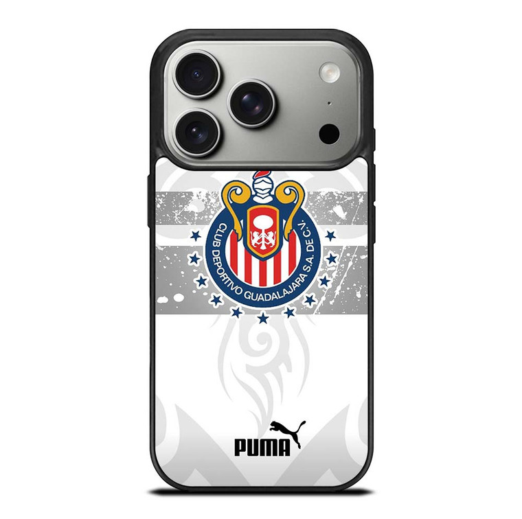 CLUB DEPORTIVO GUADALAJARA PUMA WHITE iPhone 17 Pro Case Cover