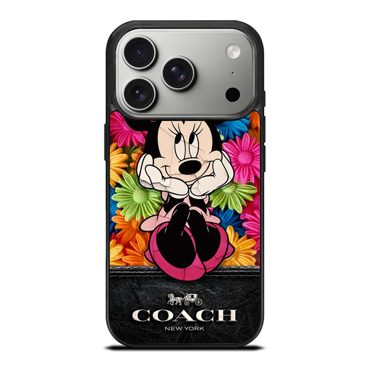 COACH MINNIE MOUSE FLOWER iPhone 17 Pro Case Cover