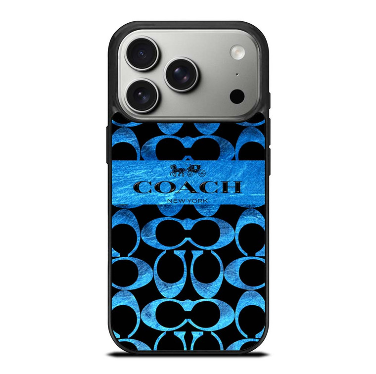 COACH NEW YORK BLUE 2 iPhone 17 Pro Case Cover