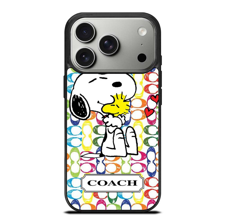 COACH NEW YORK LOGO SNOOPY THE PEANUTS iPhone 17 Pro Case Cover