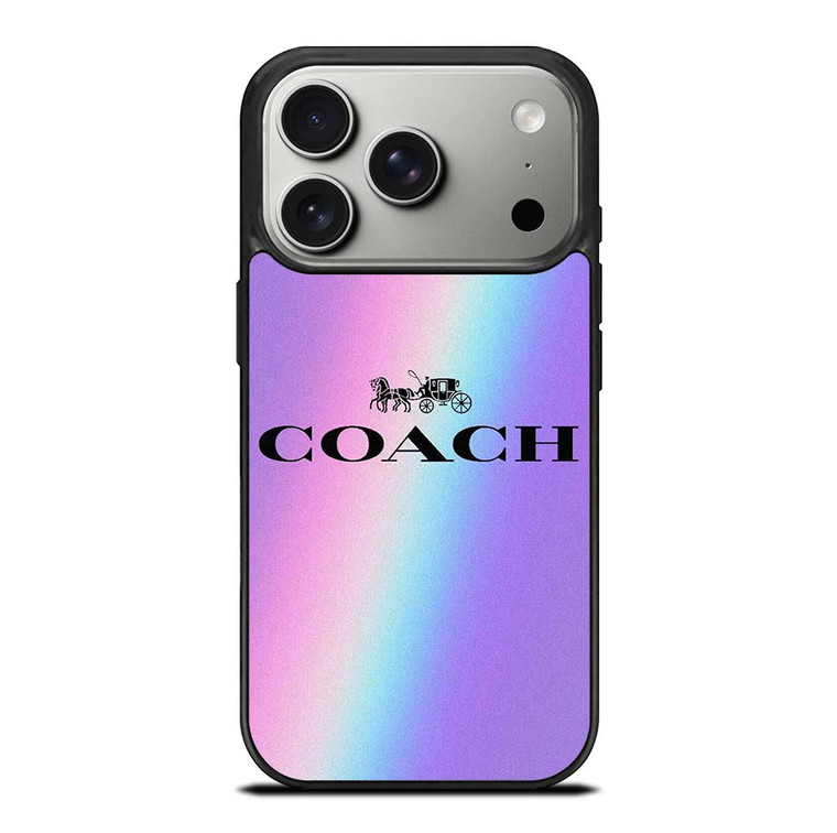 COACH NEW YORK VINTAGE RAINBOW iPhone 17 Pro Case Cover
