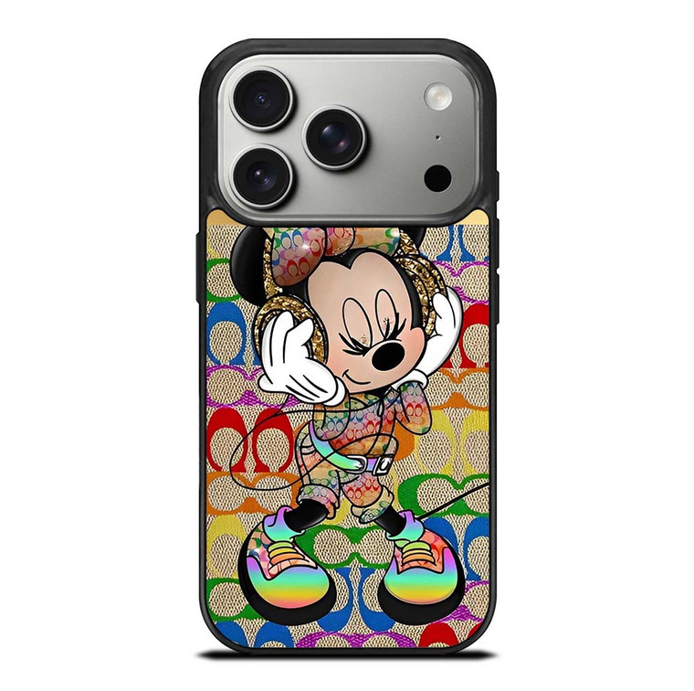 COACH RAINBOW MICKEY iPhone 17 Pro Case Cover